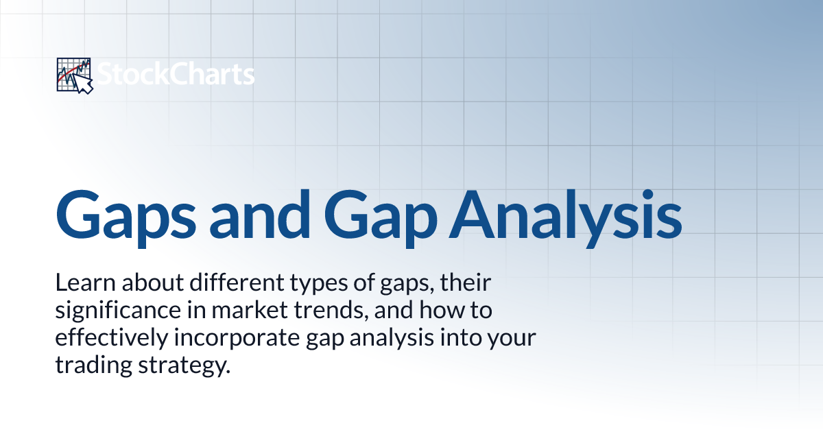 Gaps and Gap Analysis | ChartSchool | StockCharts.com