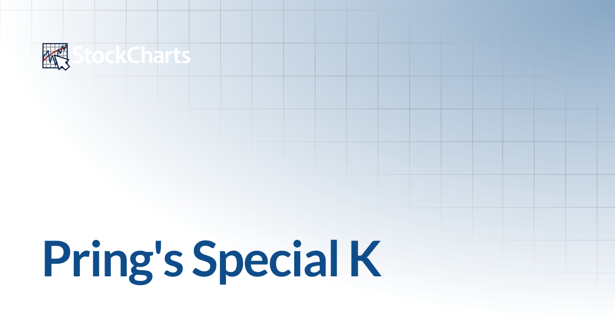 Pring's Special K | ChartSchool | StockCharts.com